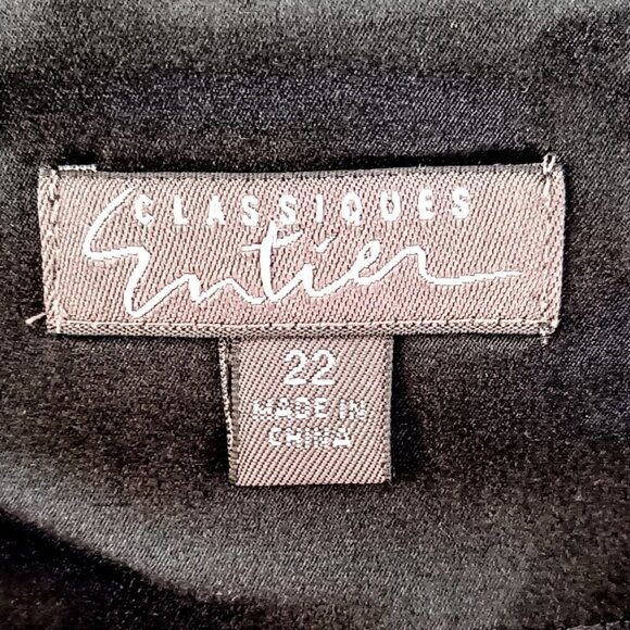 Classiques Entier Black Silk Charmeuse Sleeveless Top - Picture 3 of 4